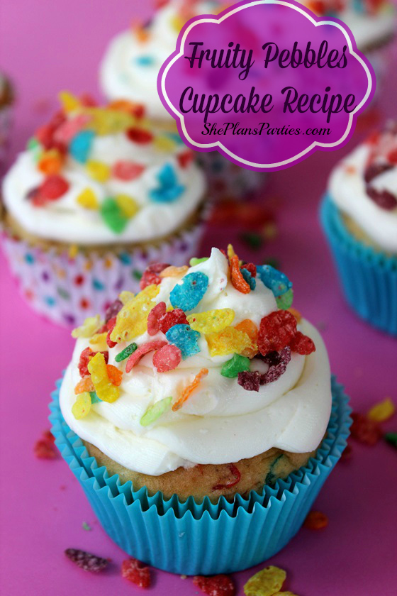 fruity pebbles cupcakes recipe